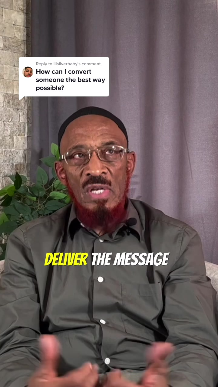 Our job is to delivery the message.