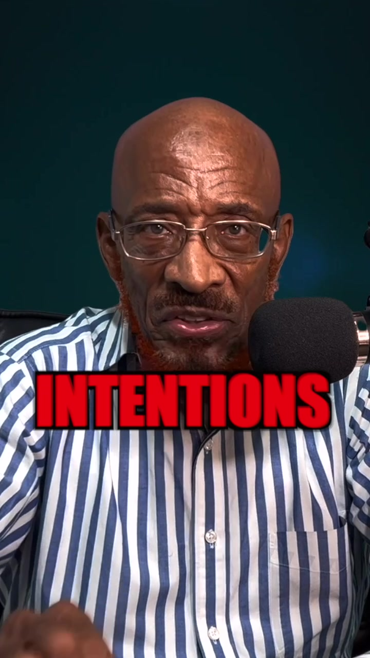 Intention is more important than actions