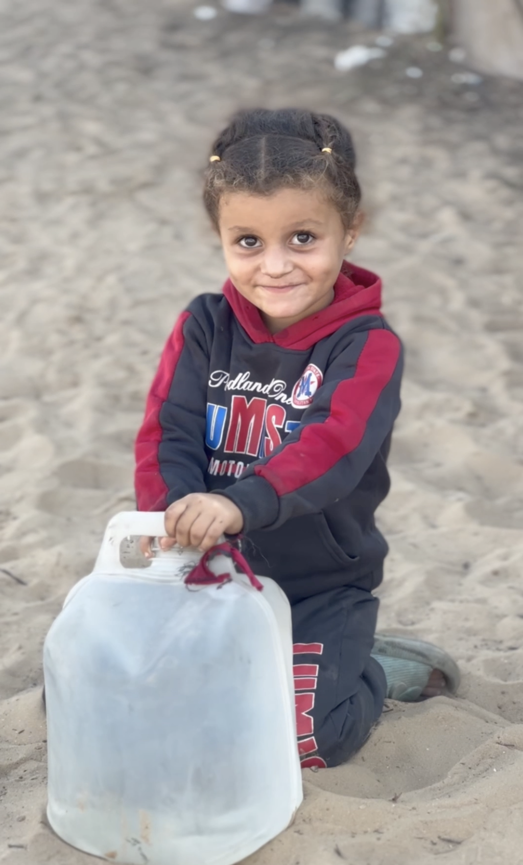 Water Truck Aid Delivered to Gaza on October 18, 2025