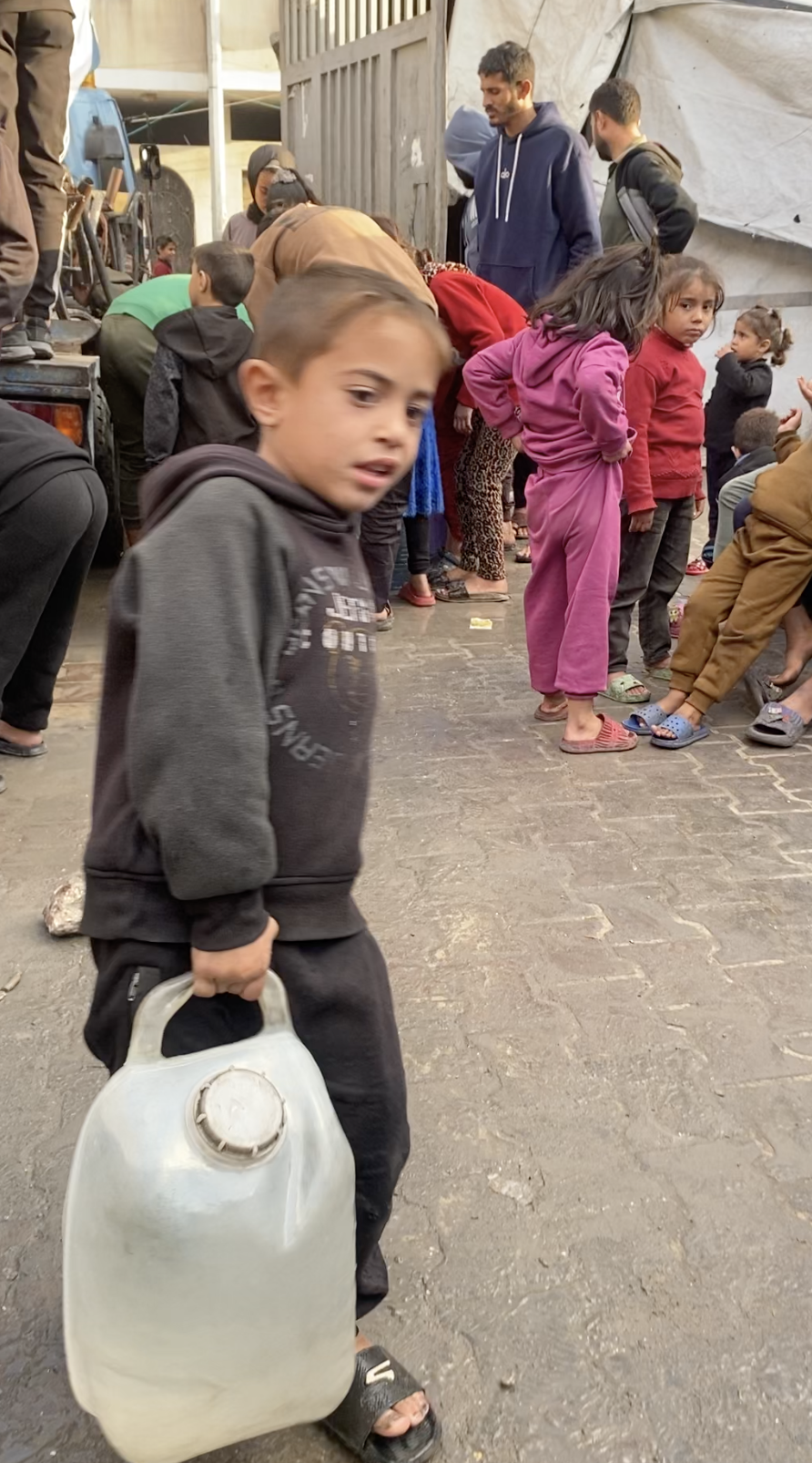 Water Delivered to Gaza Today