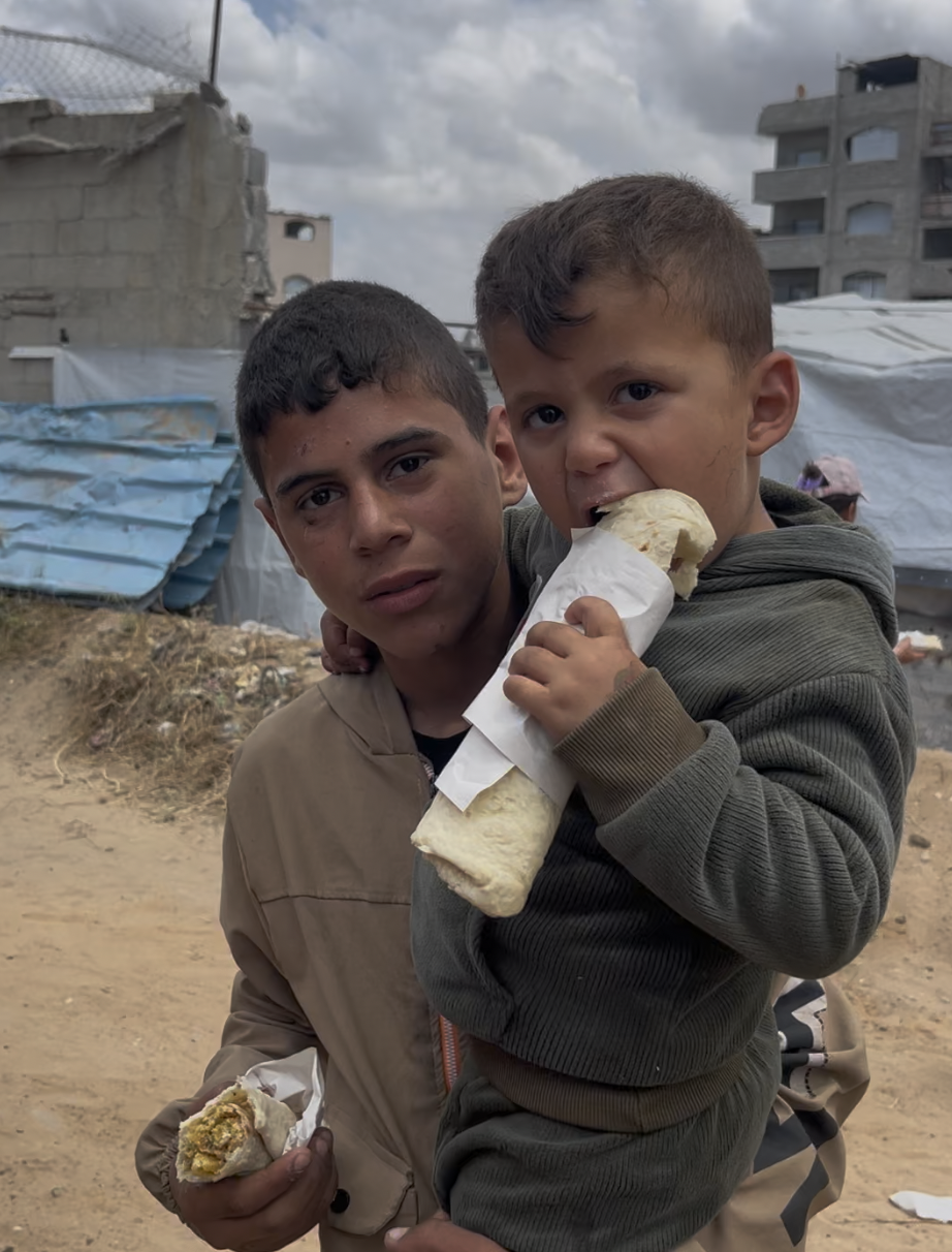 Warm meals distributed to families across Gaza