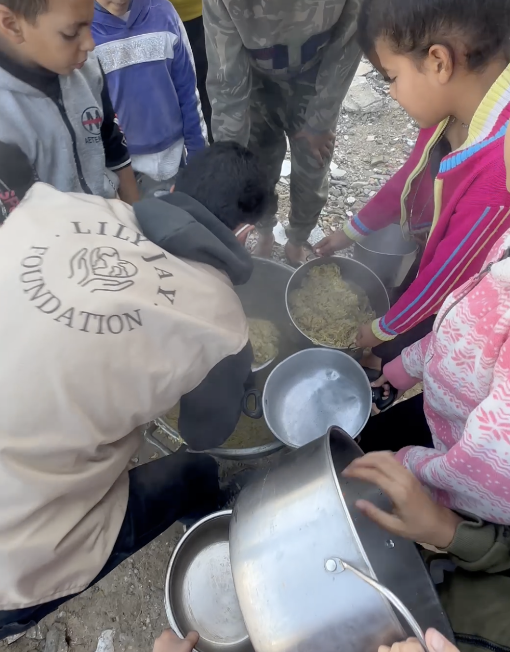Food Aid in North Gaza: Joy in the Middle of Hardship