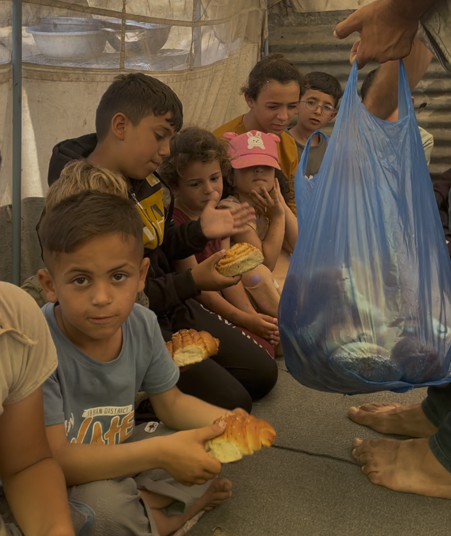 Emergency Food Aid Reaches Displaced Families in Gaza