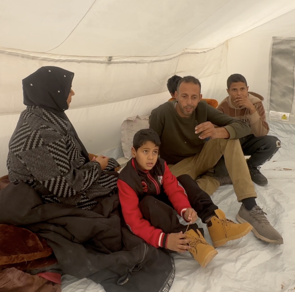 A New Tent for a Gaza Family in Need