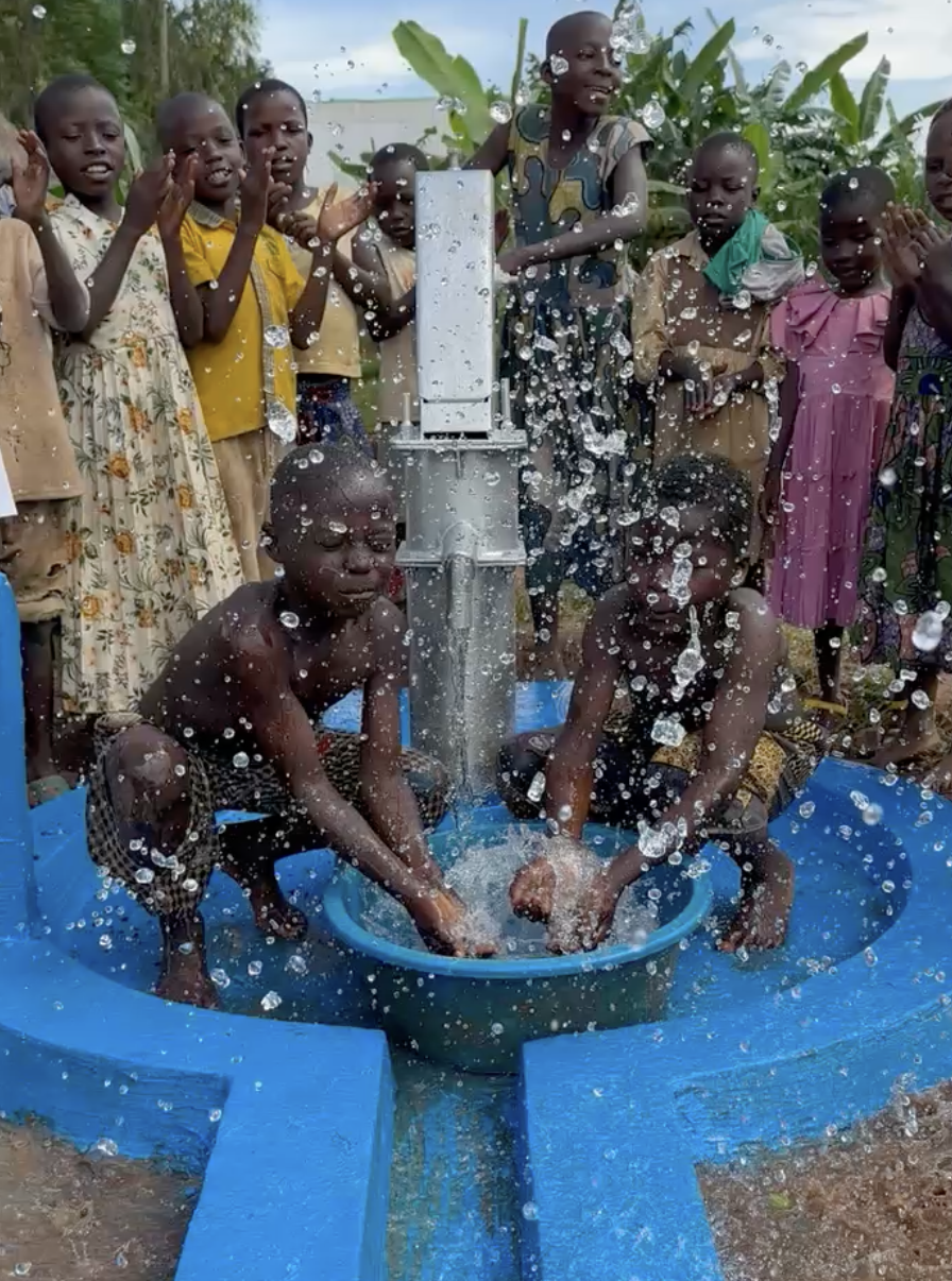 Clean Water Flows in Ugandan Community After New Water Well Completion