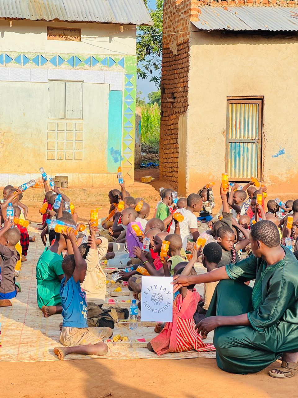 Today in Uganda: Children Enjoying Meals