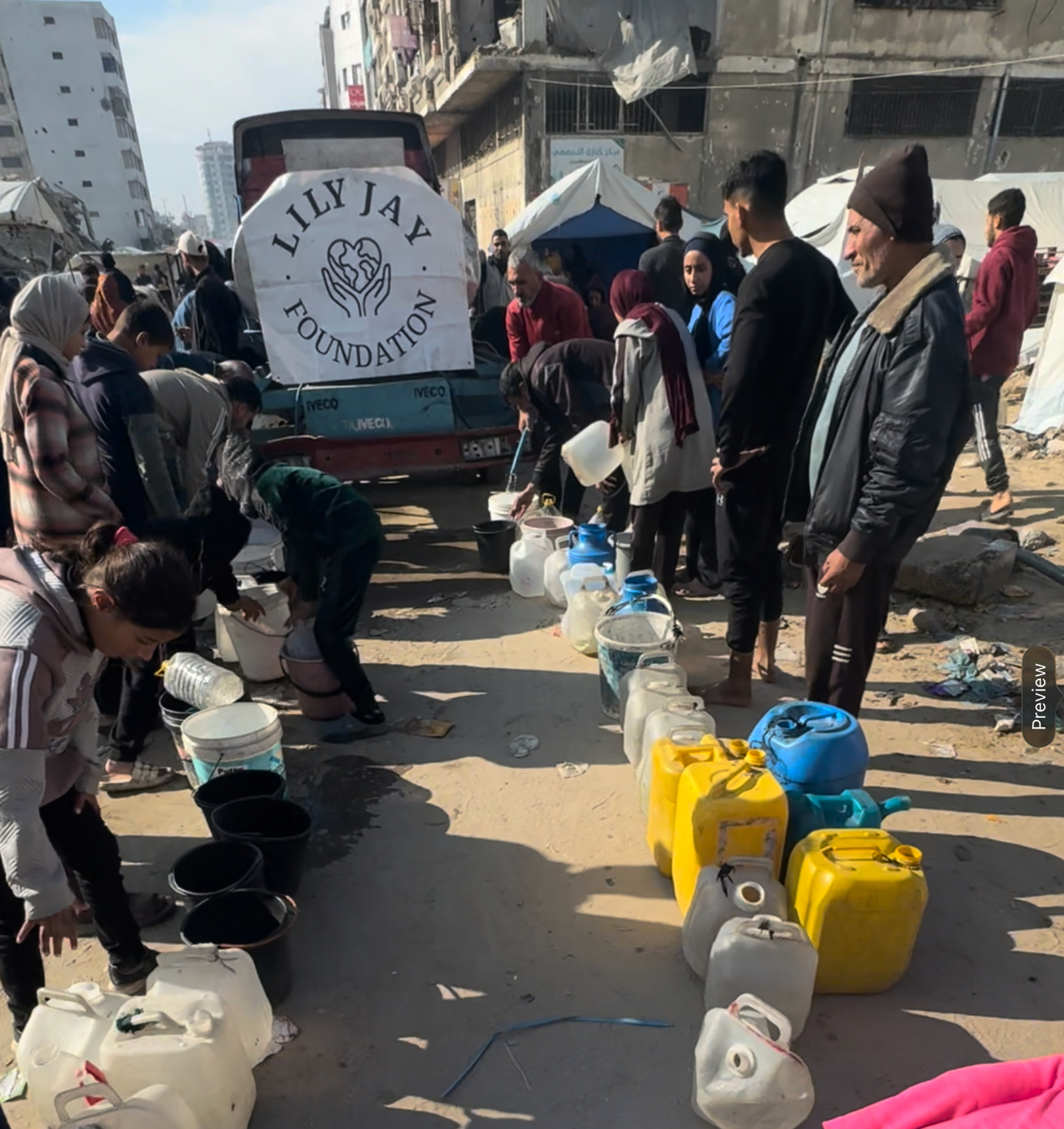 Clean Water Brings Relief to Families in Gaza