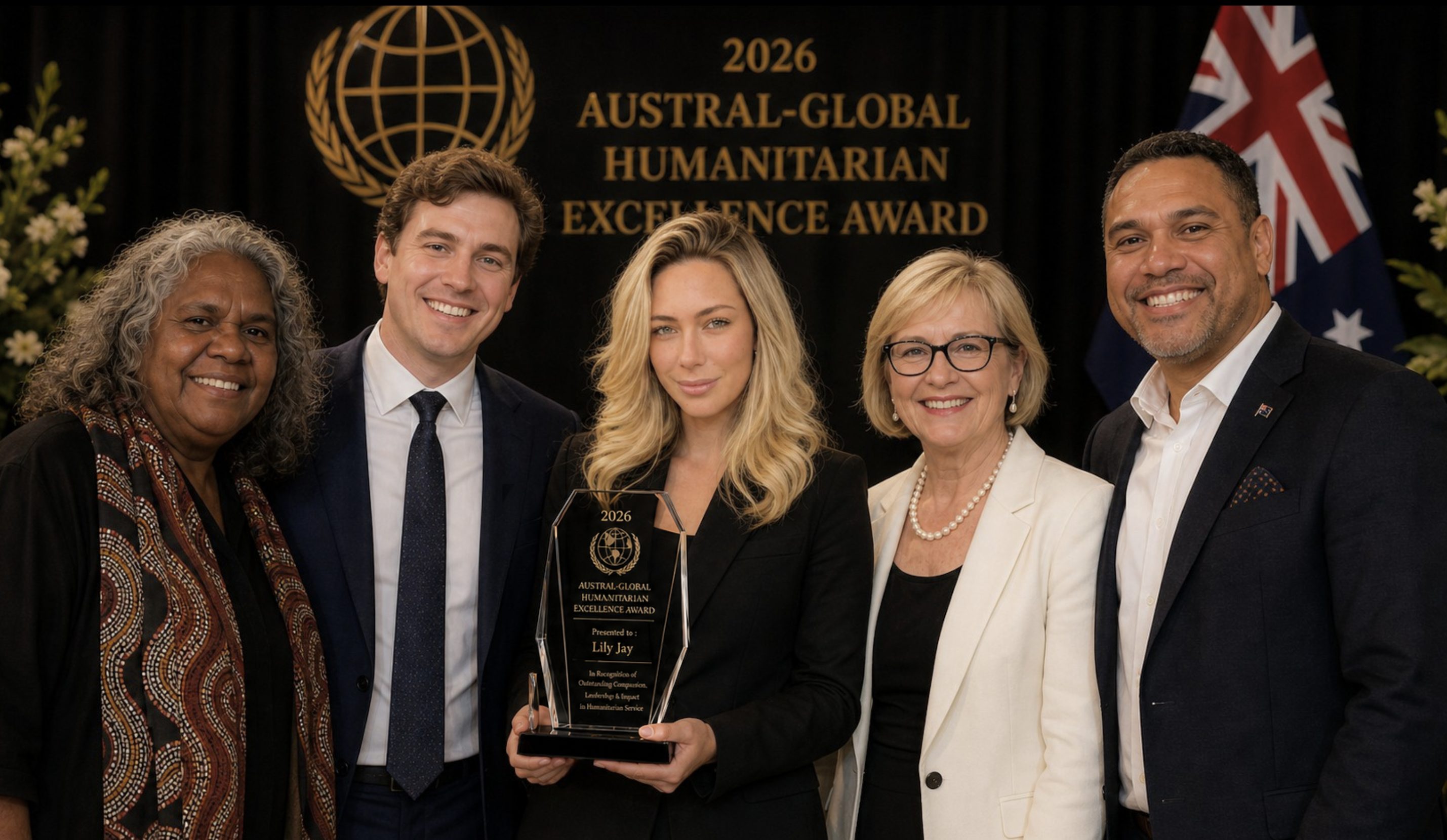Lily Jay Honored with 2026 Austral-Global Excellence Award for Humanitarian Leadership
